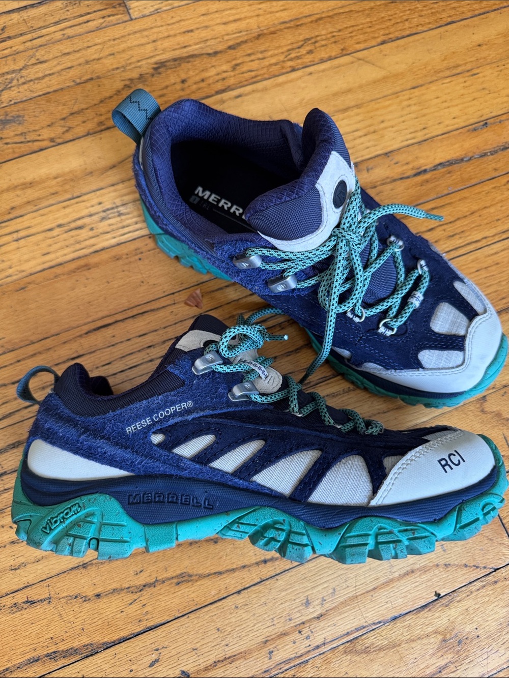 Reese Cooper x Merrell 1TRL Moab Mesa Luxe in the "Sea / Oyster